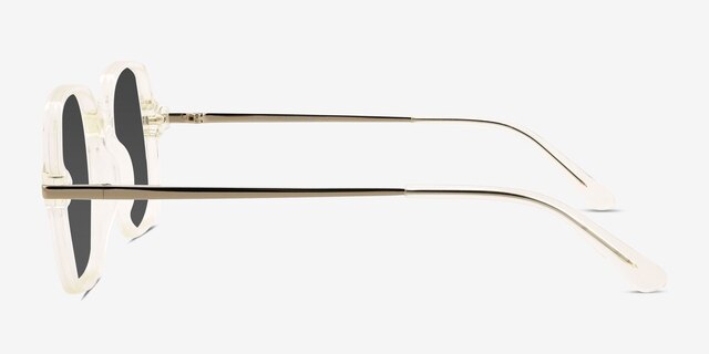 Salvador Transparent AcétateSoleil de Lunette de vue d'EyeBuyDirect, Vue de Côté