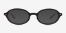 Merrick Black MetalSunglass Frames from EyeBuyDirect, Front View