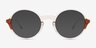 Fairchild Gray AcetateSunglass Frames from EyeBuyDirect, Front View