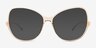 Lockwood Champaign AcetateSunglass Frames from EyeBuyDirect, Front View