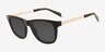 Radcliffe Black Eco-friendlySunglass Frames from EyeBuyDirect, Angle View