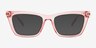 Carleton Purple MetalSunglass Frames from EyeBuyDirect, Front View