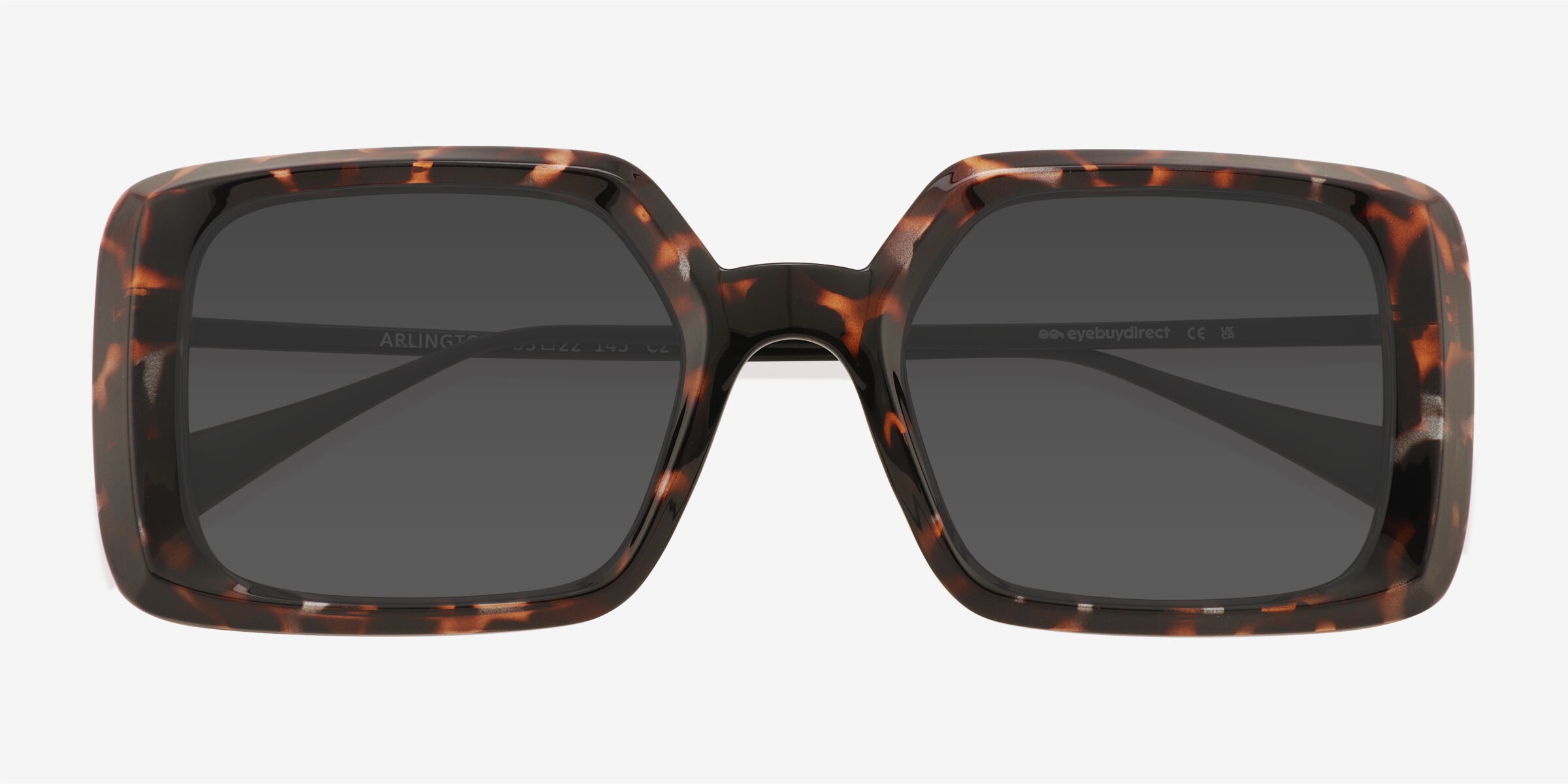 Arlington - Square Tortoise Frame Prescription Sunglasses  display picture 1