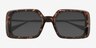 Arlington Tortoise MetalSunglass Frames from EyeBuyDirect, Closed View