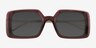 Arlington Purple MetalSunglass Frames from EyeBuyDirect, Closed View
