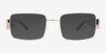 Holt Silver MetalSunglass Frames from EyeBuyDirect, Front View