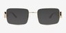Holt Gold Eco-friendlySunglass Frames from EyeBuyDirect, Front View