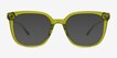 Visia Green MetalSunglass Frames from EyeBuyDirect, Front View