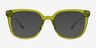 Visia Green MetalSunglass Frames from EyeBuyDirect, Front View