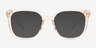 Visia Rose MétalSoleil de Lunette de vue d'EyeBuyDirect, Vue de Face