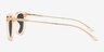 Visia Rose MétalSoleil de Lunette de vue d'EyeBuyDirect, Vue de Côté