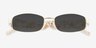 Thalmer Silver AcetateSunglass Frames from EyeBuyDirect, Closed View