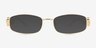 Thalmer Gold AcetateSunglass Frames from EyeBuyDirect, Front View