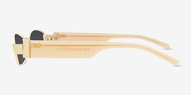 Thalmer Gold AcetateSunglass Frames from EyeBuyDirect, Side View