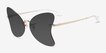 Gossamer Gold MetalSunglass Frames from EyeBuyDirect, Angle View