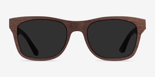 Bosk Wood Wood-textureSunglass Frames from EyeBuyDirect, Front View