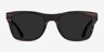 Bosk Striped Wood Eco-friendlySunglass Frames from EyeBuyDirect, Front View