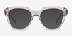 Teak Gray AcetateSunglass Frames from EyeBuyDirect, Front View