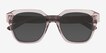 Teak Gray AcetateSunglass Frames from EyeBuyDirect, Closed View