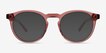 Blackwood Clear Pink AcetateSunglass Frames from EyeBuyDirect, Front View