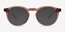 Blackwood Clear Pink AcetateSunglass Frames from EyeBuyDirect, Front View