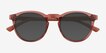 Blackwood Clear Pink AcetateSunglass Frames from EyeBuyDirect, Closed View