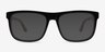 Habitat Black AcetateSunglass Frames from EyeBuyDirect, Front View