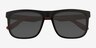 Habitat Black AcetateSunglass Frames from EyeBuyDirect, Closed View