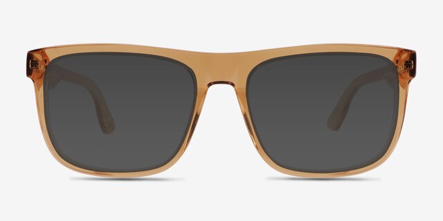 Habitat Brown AcetateSunglass Frames from EyeBuyDirect, Front View
