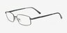 Conthey Noir TitaniumMontures de lunettes de vue d'EyeBuyDirect, Vue d'Angle