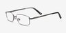 Conthey Gunmetal TitaniumEyeglass Frames from EyeBuyDirect, Angle View