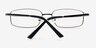 Conthey Gunmetal TitaniumEyeglass Frames from EyeBuyDirect, Closed View