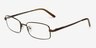 Aramil Brun TitaniumMontures de lunettes de vue d'EyeBuyDirect, Vue d'Angle