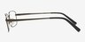 Rostov Gunmetal TitaniumEyeglass Frames from EyeBuyDirect, Side View