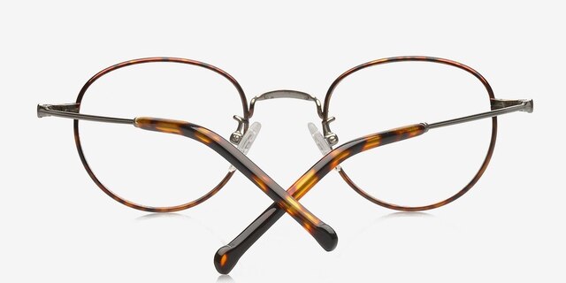 Naro Gunmetal TitaniumEyeglass Frames from EyeBuyDirect, Closed View