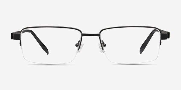 Aron Noir Titane Montures de lunettes de vue