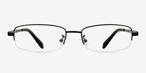 Aydin Black Titanium Eyeglass Frames