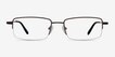 Graphic Coffee TitaniumEyeglass Frames from EyeBuyDirect, Front View