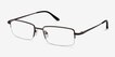 Graphic Coffee TitaniumEyeglass Frames from EyeBuyDirect, Angle View