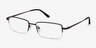 Graphic Coffee TitaniumEyeglass Frames from EyeBuyDirect, Angle View