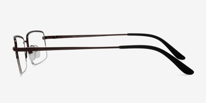 Graphic  Coffee  Titanium Montures de lunettes de vue d'EyeBuyDirect
