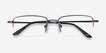 Graphic Coffee TitaniumEyeglass Frames from EyeBuyDirect, Closed View