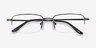 Graphic Coffee TitaniumEyeglass Frames from EyeBuyDirect, Closed View