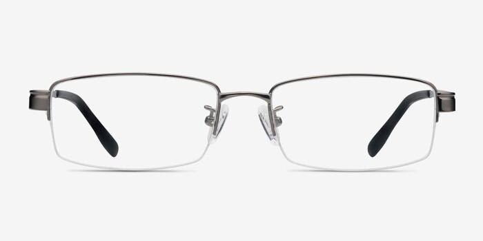 Emerge Gunmetal Titanium Eyeglass Frames from EyeBuyDirect