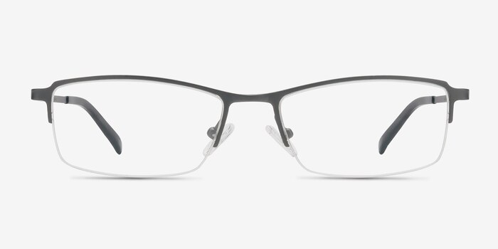 Hatch Gunmetal Titanium Eyeglass Frames from EyeBuyDirect