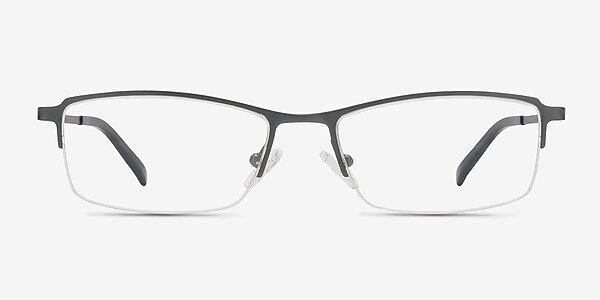 Hatch Gunmetal Titanium Eyeglass Frames