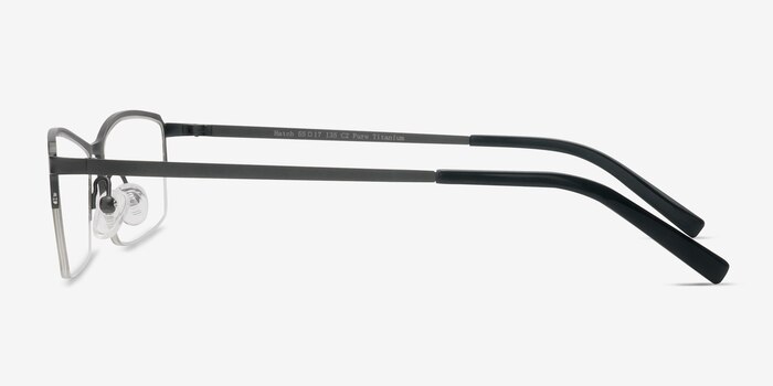 Hatch Gunmetal Titanium Eyeglass Frames from EyeBuyDirect