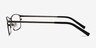 Present Gunmetal TitaniumEyeglass Frames from EyeBuyDirect, Side View