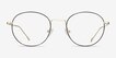 Aegis Black TitaniumEyeglass Frames from EyeBuyDirect, Front View