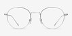 Aegis Silver TitaniumEyeglass Frames from EyeBuyDirect, Front View